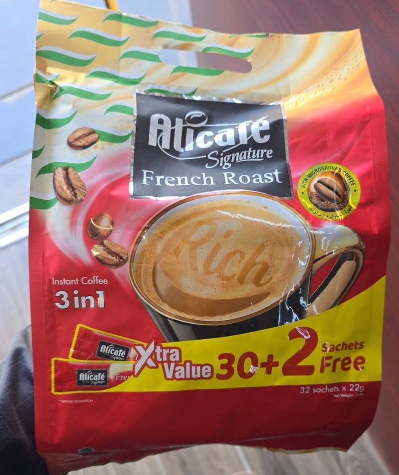 Instant coffee 3*1 French roast 30 sachets (Ali Cafe)